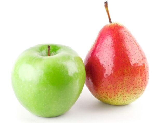 แอปเปิ้ลและลูกแพร์สำหรับอาหารดูกัน