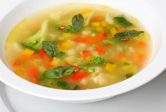 ซุปผักสำหรับลดน้ำหนัก