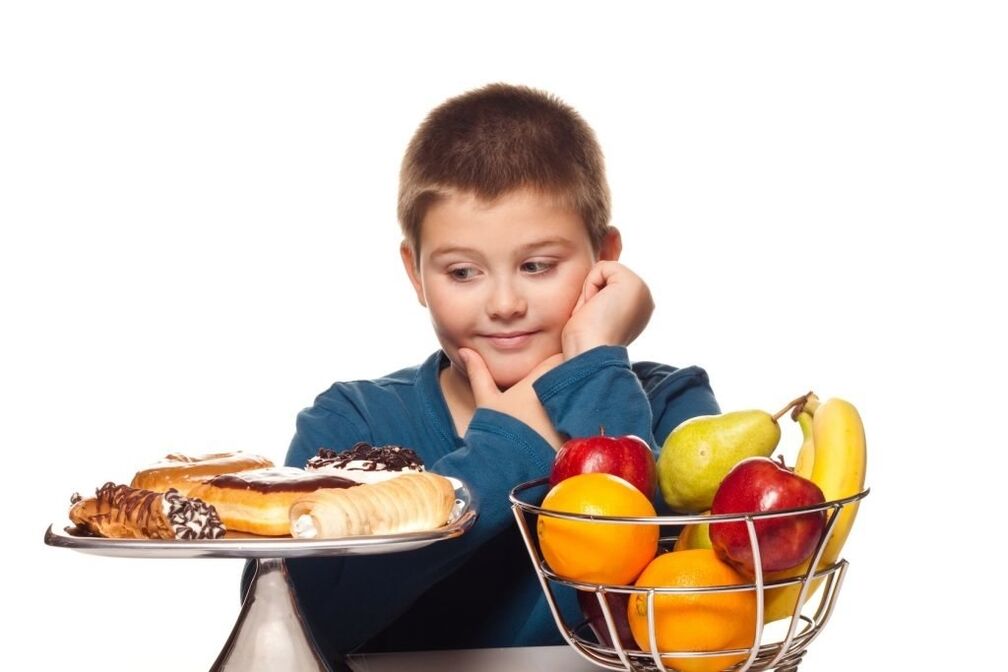 การกำจัดอาหารหวานที่ไม่ดีต่อสุขภาพออกจากอาหารของเด็กโดยให้ทานผลไม้